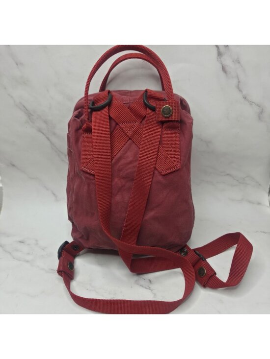 Fjallraven Kanken Mini Backback Bag Burgundy Red #23561 Small Bookbag main image 8